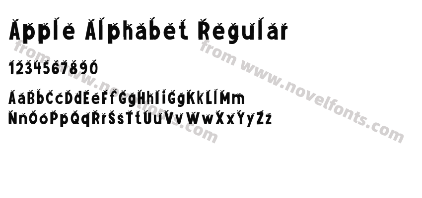 Apple Alphabet RegularPreview