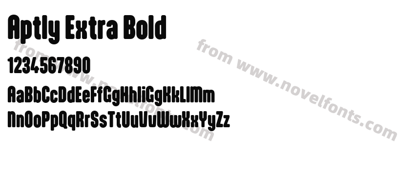 Aptly Extra BoldPreview