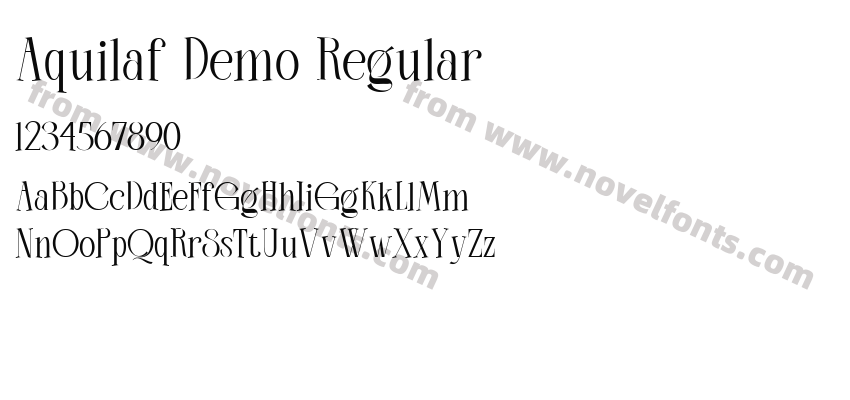 Aquilaf Demo RegularPreview