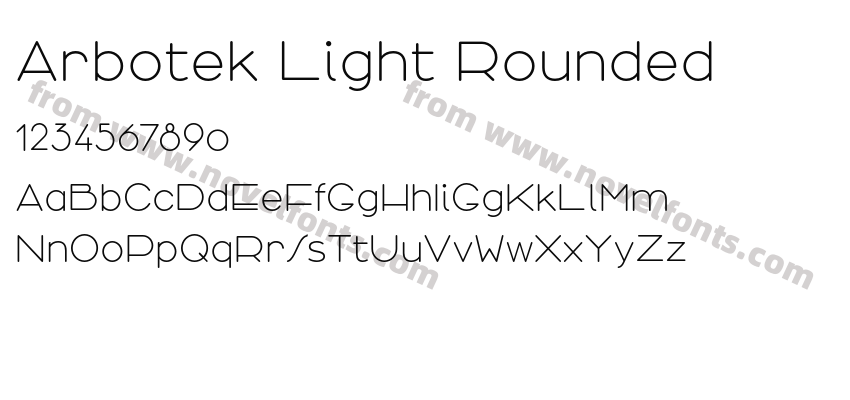 Arbotek Light RoundedPreview