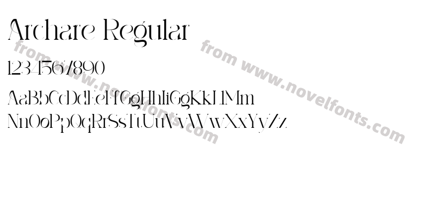 Archare RegularPreview
