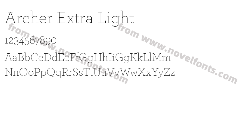 Archer Extra LightPreview