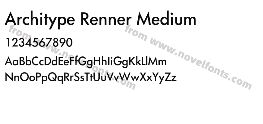 Architype Renner MediumPreview