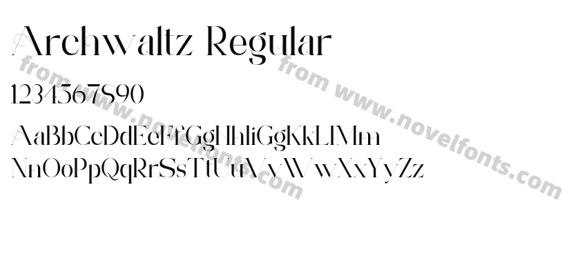 Archwaltz RegularPreview