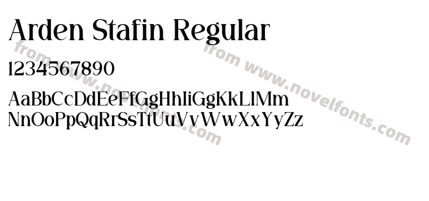 Arden Stafin RegularPreview