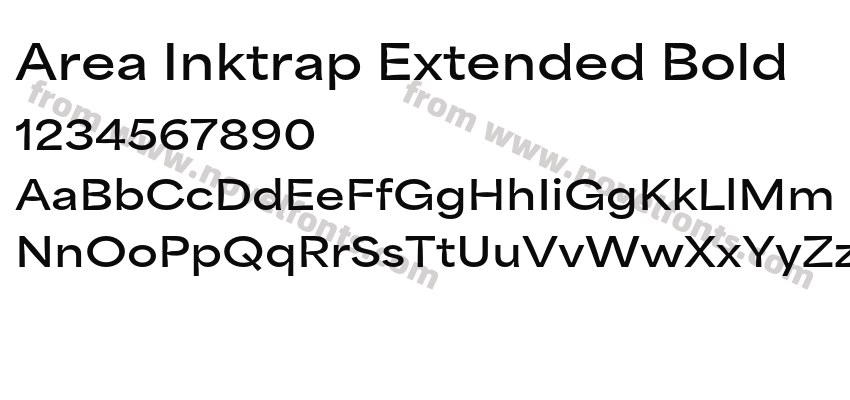 Area Inktrap Extended BoldPreview