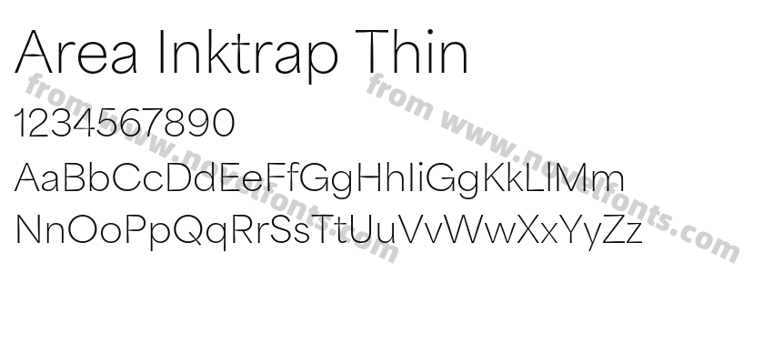 Area Inktrap ThinPreview