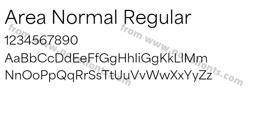 Area Normal RegularPreview