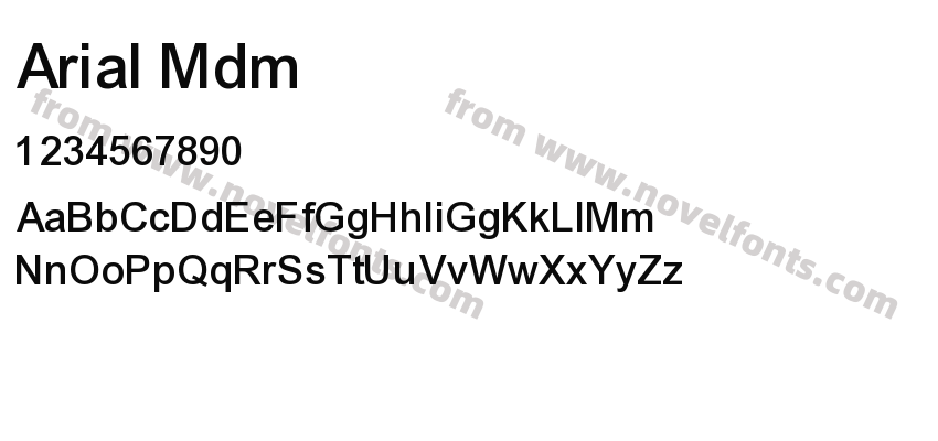 Arial MdmPreview