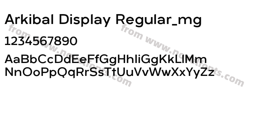 Arkibal Display Regular_mgPreview