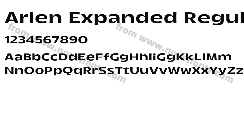Arlen Expanded RegularPreview