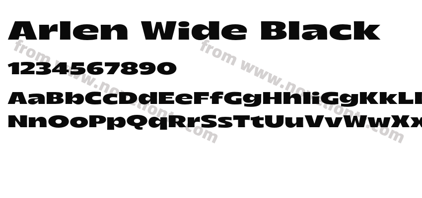 Arlen Wide BlackPreview