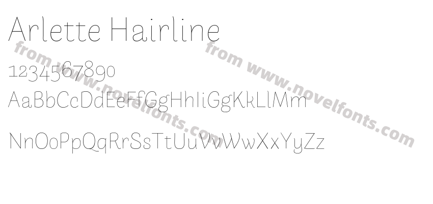 Arlette HairlinePreview