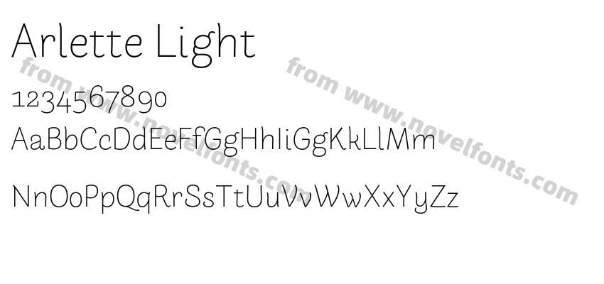 Arlette LightPreview
