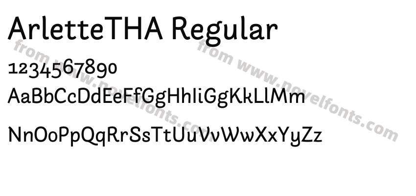 ArletteTHA RegularPreview
