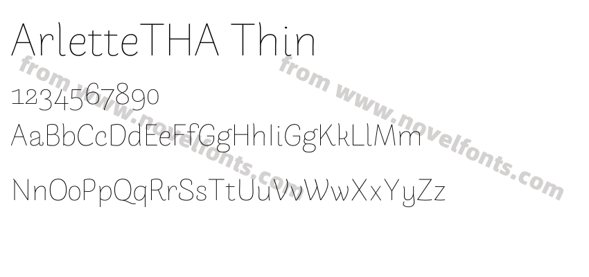 ArletteTHA ThinPreview