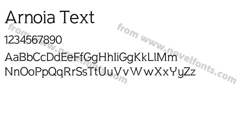 Arnoia TextPreview
