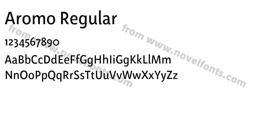 Aromo RegularPreview