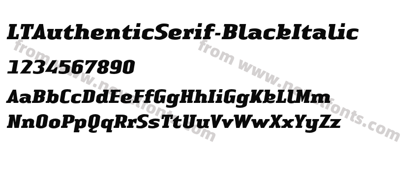 LTAuthenticSerif-BlackItalicPreview