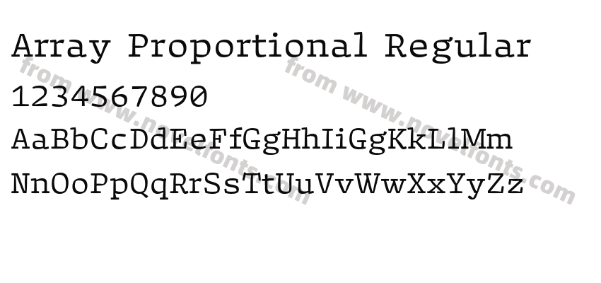 Array Proportional RegularPreview