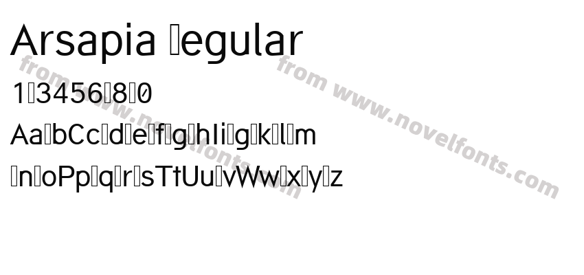 Arsapia RegularPreview