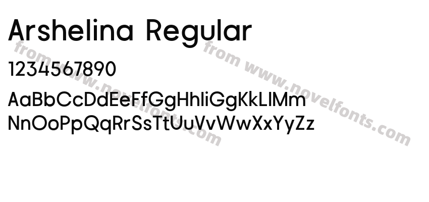 Arshelina RegularPreview