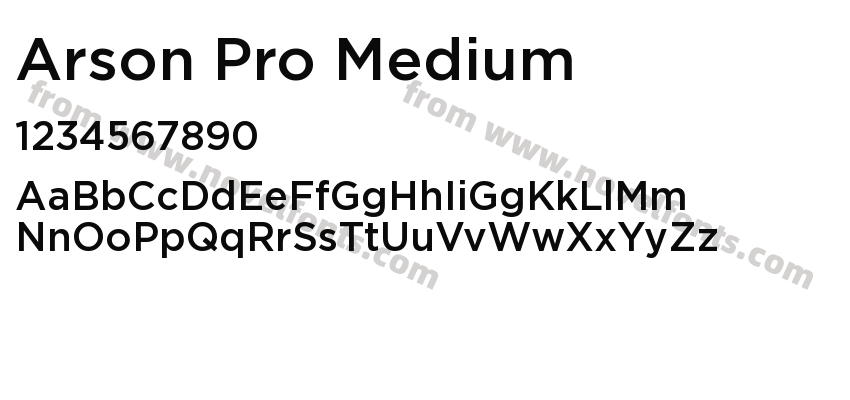 Arson Pro MediumPreview
