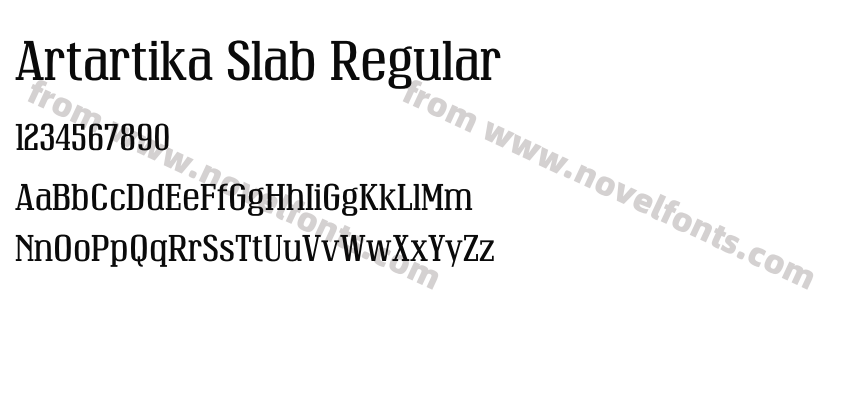 Artartika Slab RegularPreview
