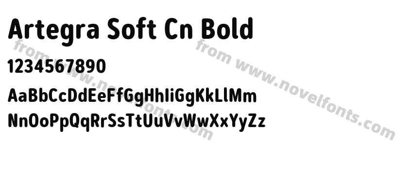 Artegra Soft Cn BoldPreview