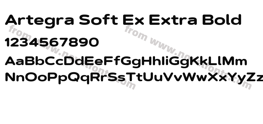 Artegra Soft Ex Extra BoldPreview