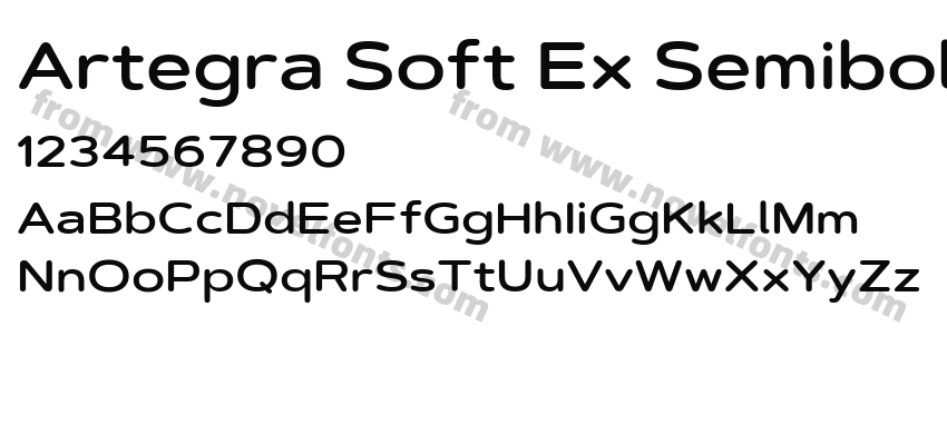 Artegra Soft Ex SemiboldPreview