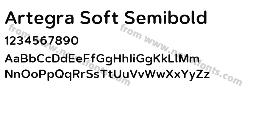 Artegra Soft SemiboldPreview
