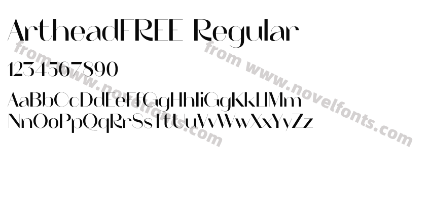 ArtheadFREE RegularPreview