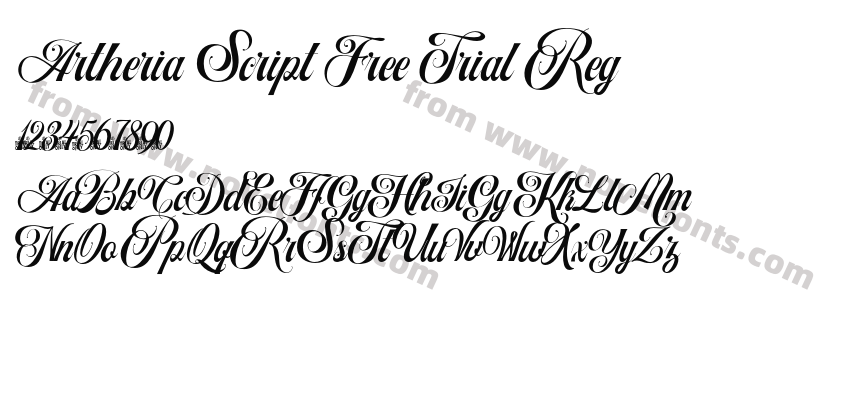 Artheria Script Free Trial RegPreview