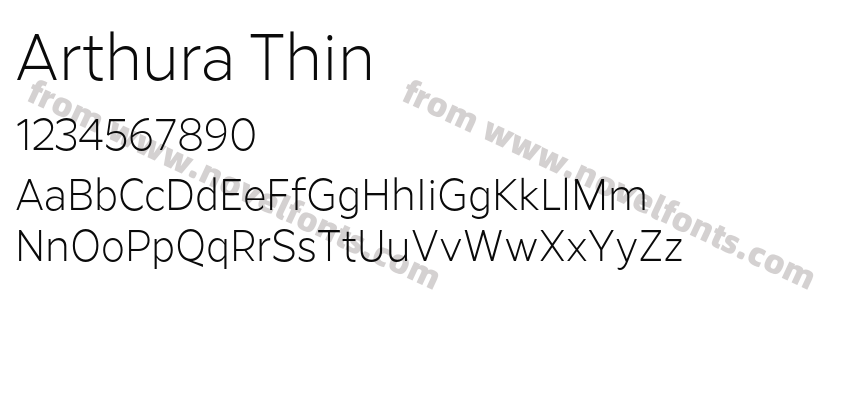 Arthura ThinPreview