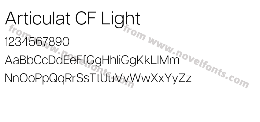 Articulat CF LightPreview