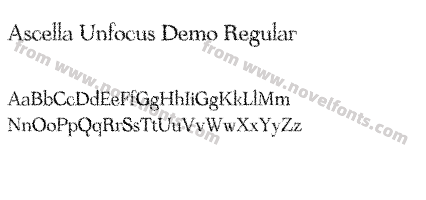 Ascella Unfocus Demo RegularPreview