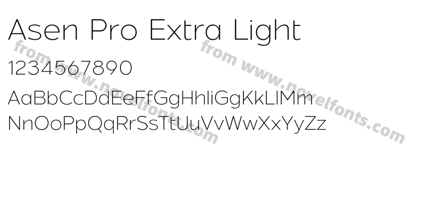 Asen Pro Extra LightPreview