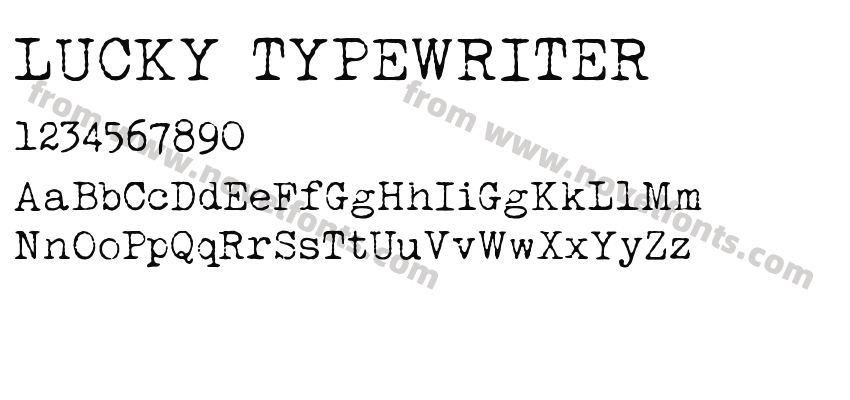 LUCKY TYPEWRITERPreview