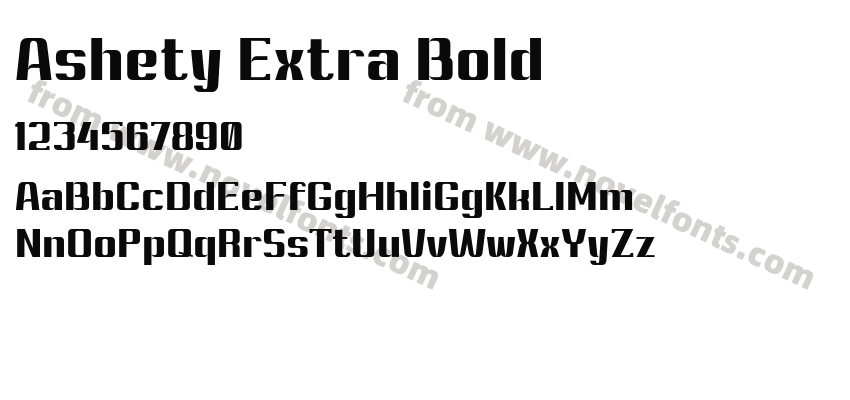 Ashety Extra BoldPreview
