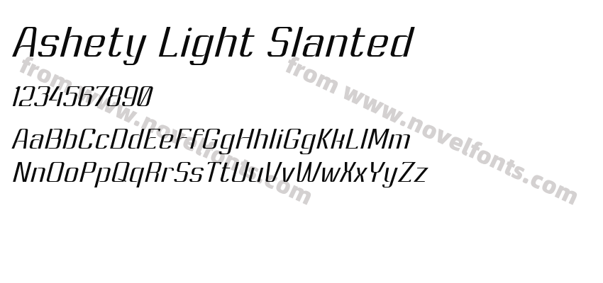 Ashety Light SlantedPreview