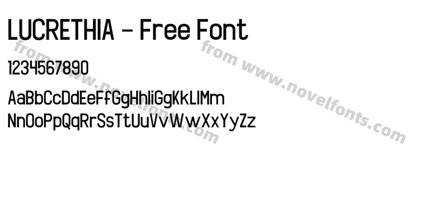 LUCRETHIA - Free FontPreview