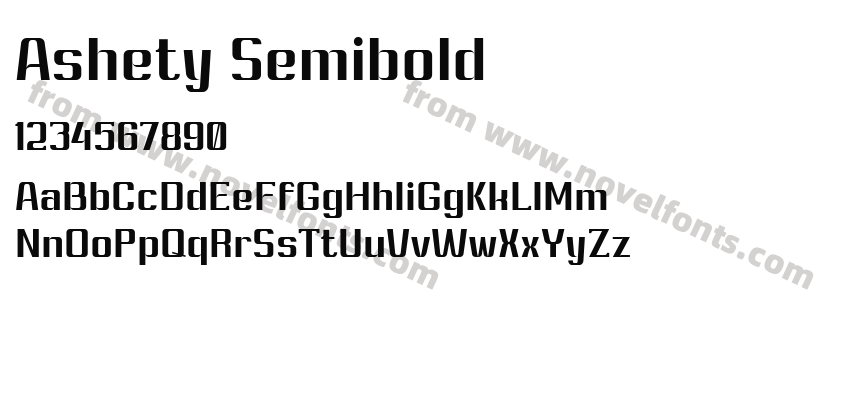 Ashety SemiboldPreview