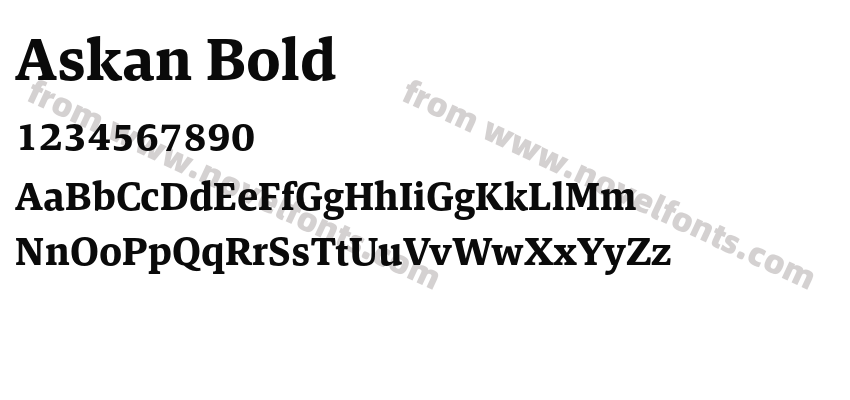 Askan BoldPreview