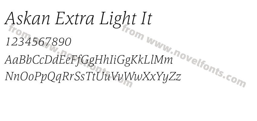 Askan Extra Light ItPreview