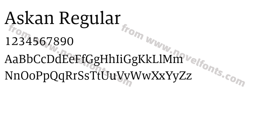 Askan RegularPreview