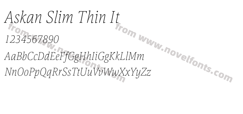 Askan Slim Thin ItPreview