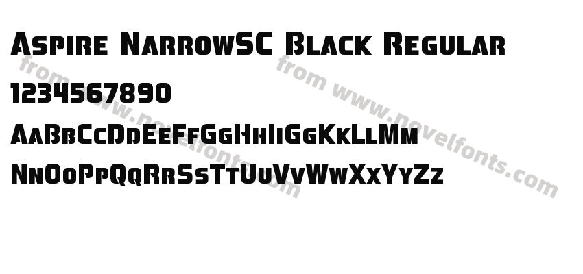 Aspire NarrowSC Black RegularPreview