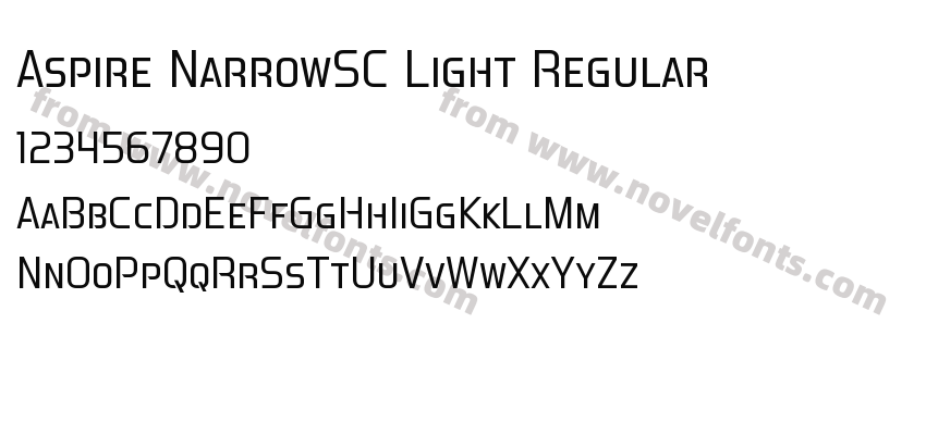 Aspire NarrowSC Light RegularPreview