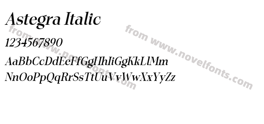 Astegra ItalicPreview
